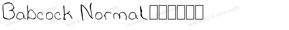 Babcock Normal字体转换